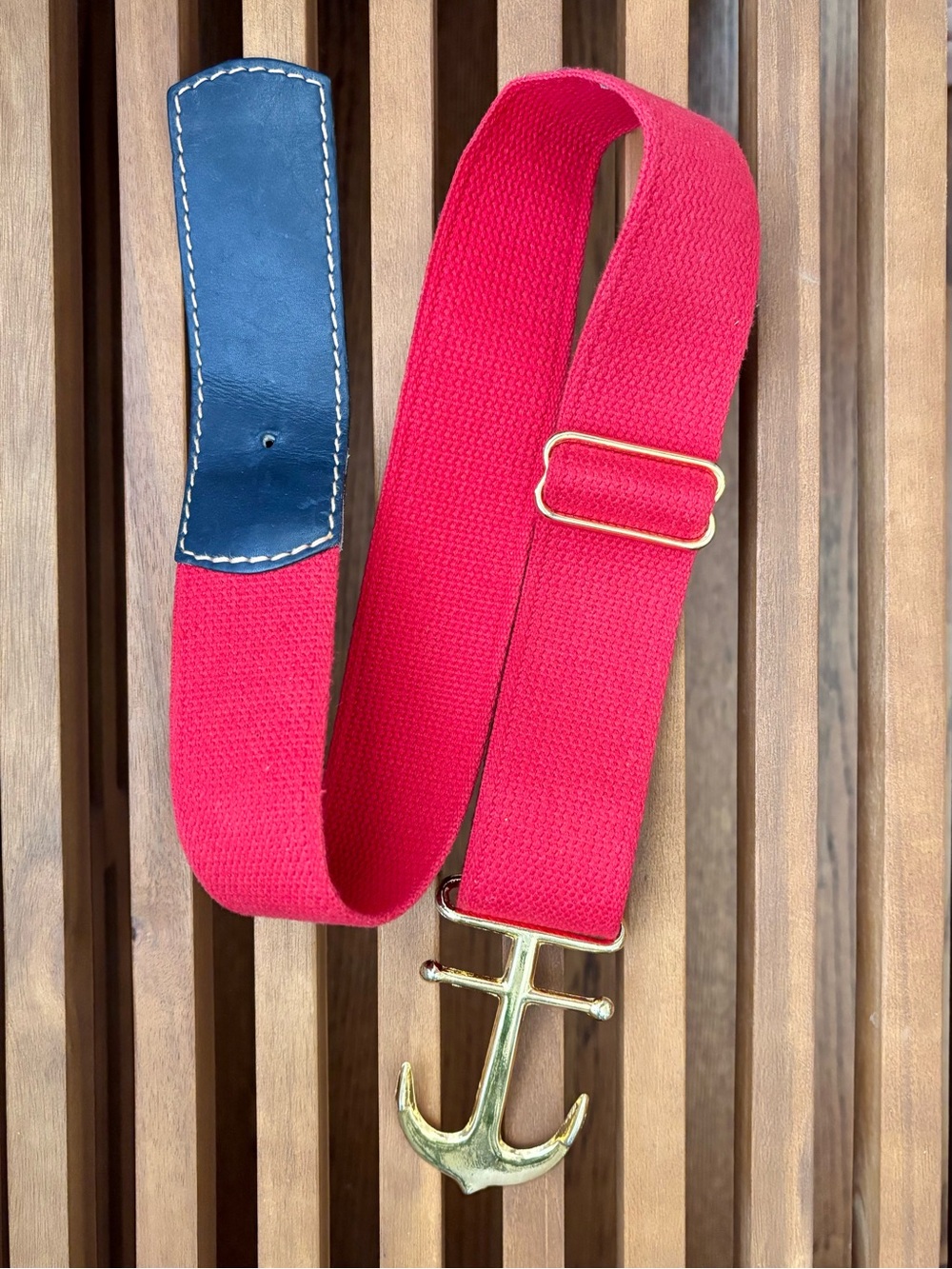 Charming Adjustable Nautical Belt